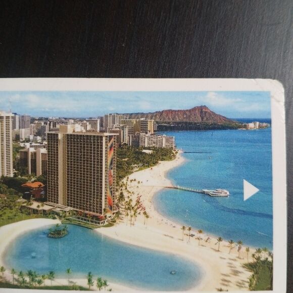 Hilton Hawaiian Village Waikiki Beach Resort Key Card Room Key Memorabilia - Picture 3 of 7